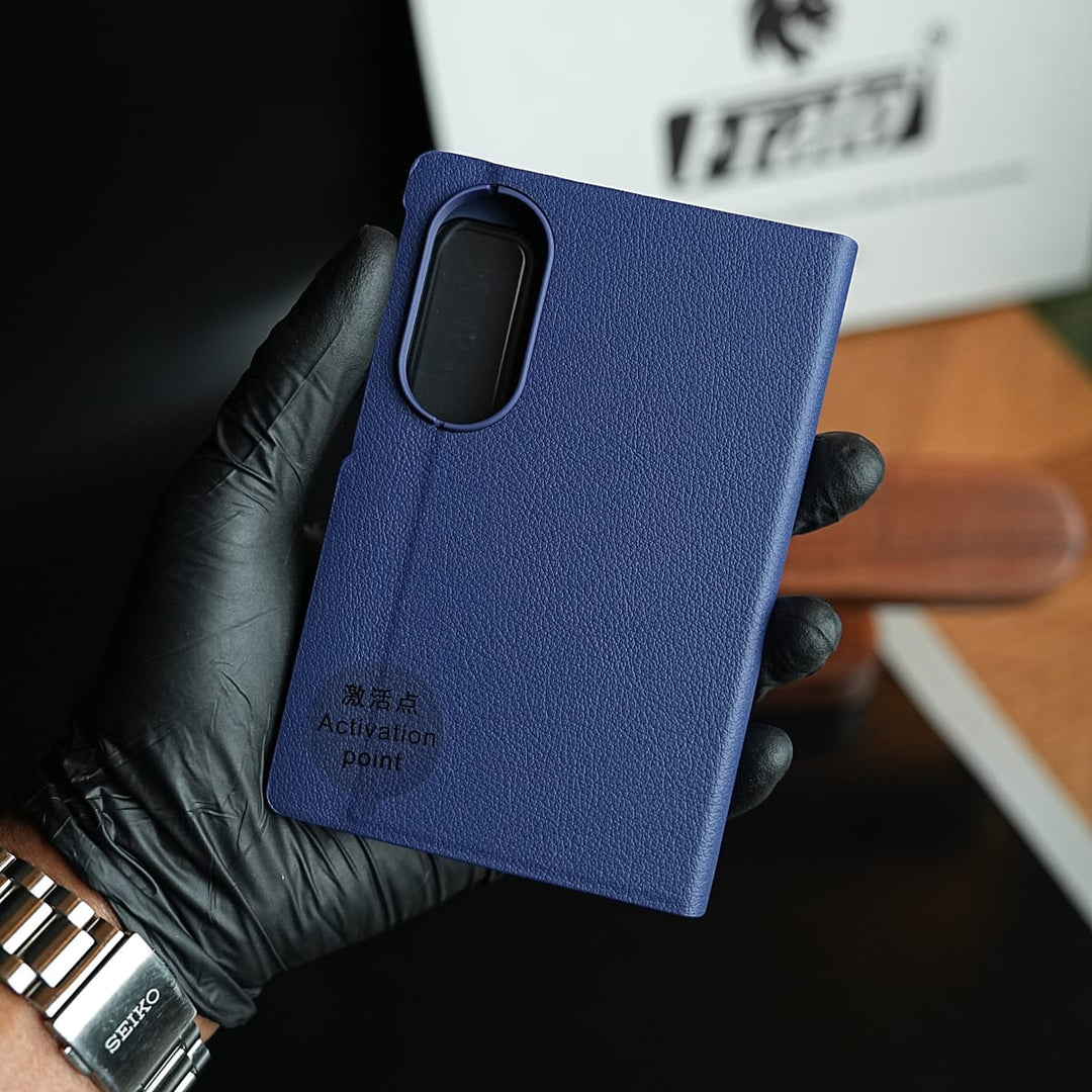 FRATO Z Fold 8 Series Smart View Leather Texture Flip Stand Case For Samsung Galaxy Z Fold 8