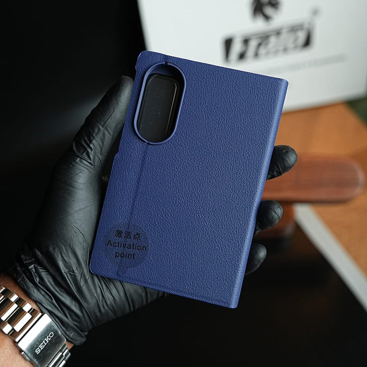 FRATO Z Fold 8 Series Smart View Leather Texture Flip Stand Case For Samsung Galaxy Z Fold 8