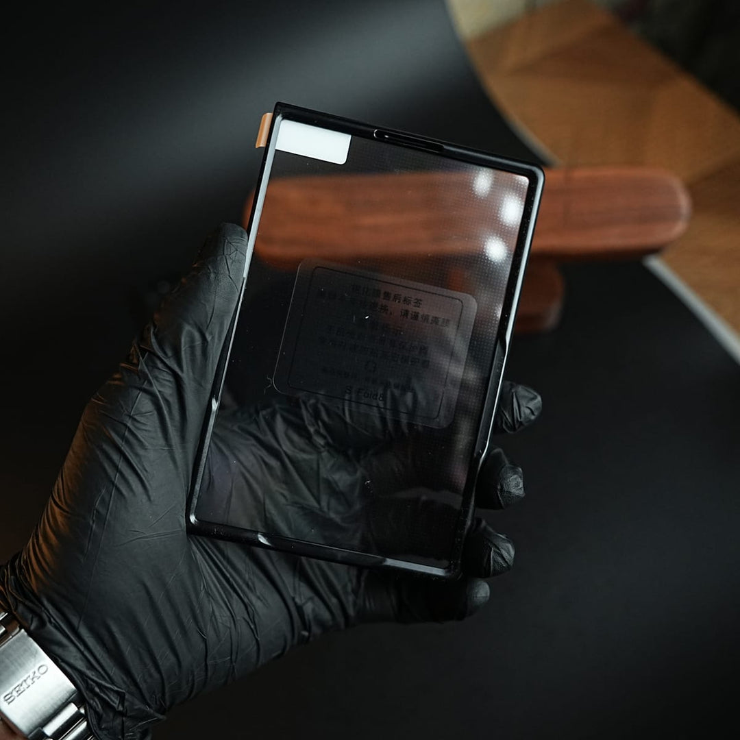 FRATO Z Fold 8 Series Stitched Leather Texture Case for Galaxy Z Fold 8 | Ring Stand and Front Frame
