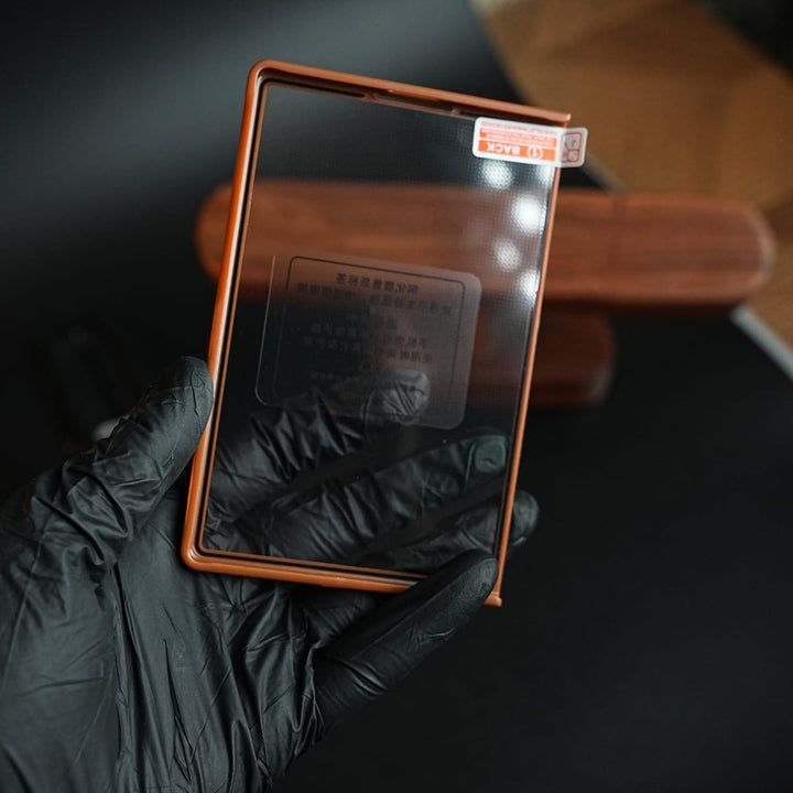 FRATO Z Fold 8 Series Stitched Leather Texture Case for Galaxy Z Fold 8 | Ring Stand and Front Frame