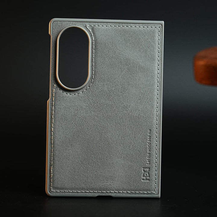 FRATO Z Fold 8 Series Stitched Leather Texture Case for Samsung Galaxy Z Fold 8 | Front Frame &amp; Camera Protection