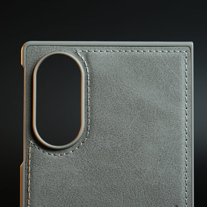 FRATO Z Fold 8 Series Stitched Leather Texture Case for Samsung Galaxy Z Fold 8 | Front Frame &amp; Camera Protection