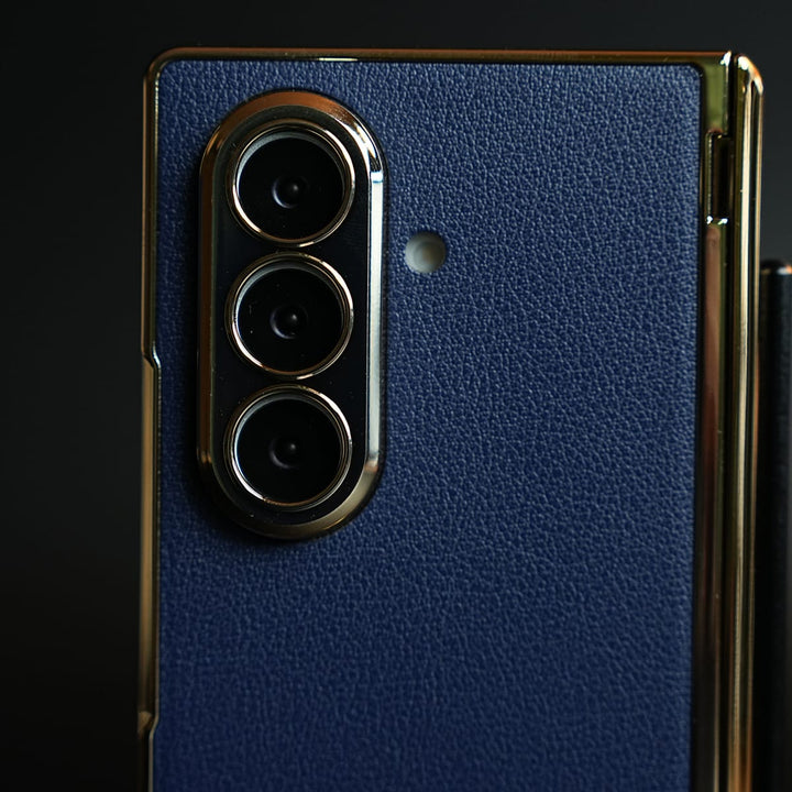FRATO Z Fold 8 Series Texture Case with Metallic Stand for Galaxy Z Fold 8 Ultra | Protective Front Frame