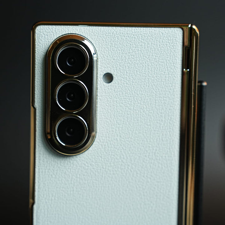 FRATO Z Fold 8 Series Texture Case with Metallic Stand for Galaxy Z Fold 8 Ultra | Protective Front Frame