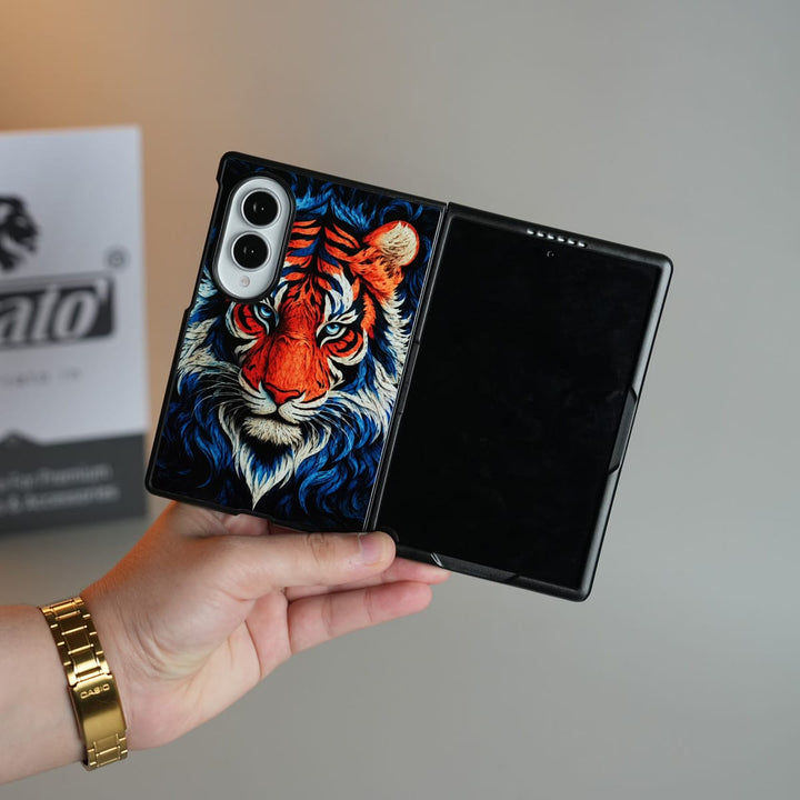 FRATO Z Fold 8 Series Tiger Design Case for Galaxy Z Fold 8 | Artistic Protective Back Cover