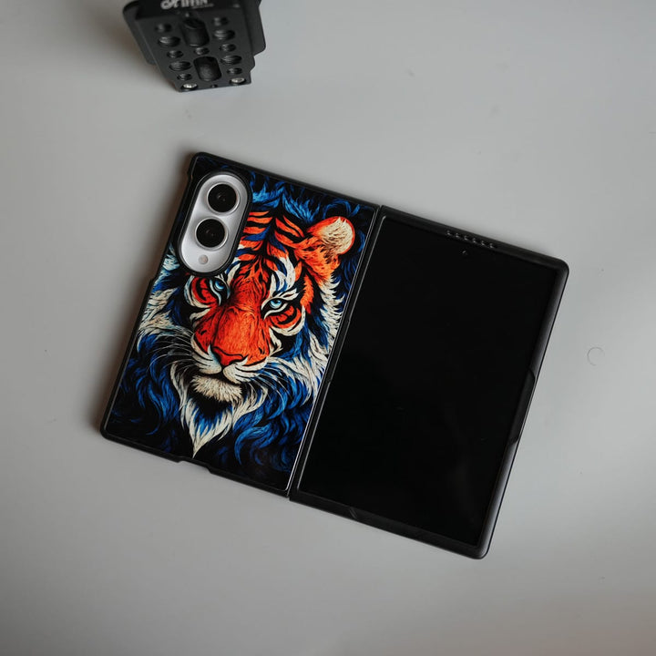 FRATO Z Fold 8 Series Tiger Design Case for Galaxy Z Fold 8 | Artistic Protective Back Cover