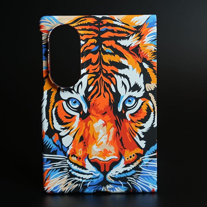 FRATO Z Fold 8 Series Tiger Printed Hard PC Cover for Samsung Galaxy Z Fold 8 with MagSafe | Shockproof Slim Protection