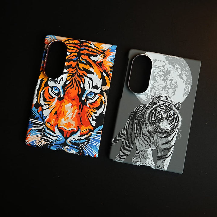FRATO Z Fold 8 Series Tiger Printed Hard PC Cover for Samsung Galaxy Z Fold 8 with MagSafe | Shockproof Slim Protection