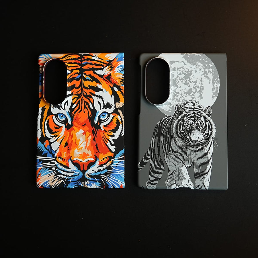 FRATO Z Fold 8 Series Tiger Printed Hard PC Cover for Samsung Galaxy Z Fold 8 with MagSafe | Shockproof Slim Protection