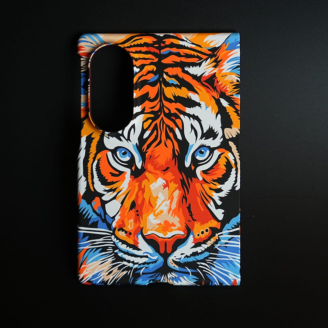 FRATO Z Fold 8 Series Tiger Printed Hard PC Cover for Samsung Galaxy Z Fold 8 with MagSafe | Shockproof Slim Protection