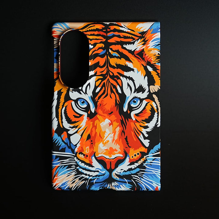 FRATO Z Fold 8 Series Tiger Printed Hard PC Cover for Samsung Galaxy Z Fold 8 with MagSafe | Shockproof Slim Protection