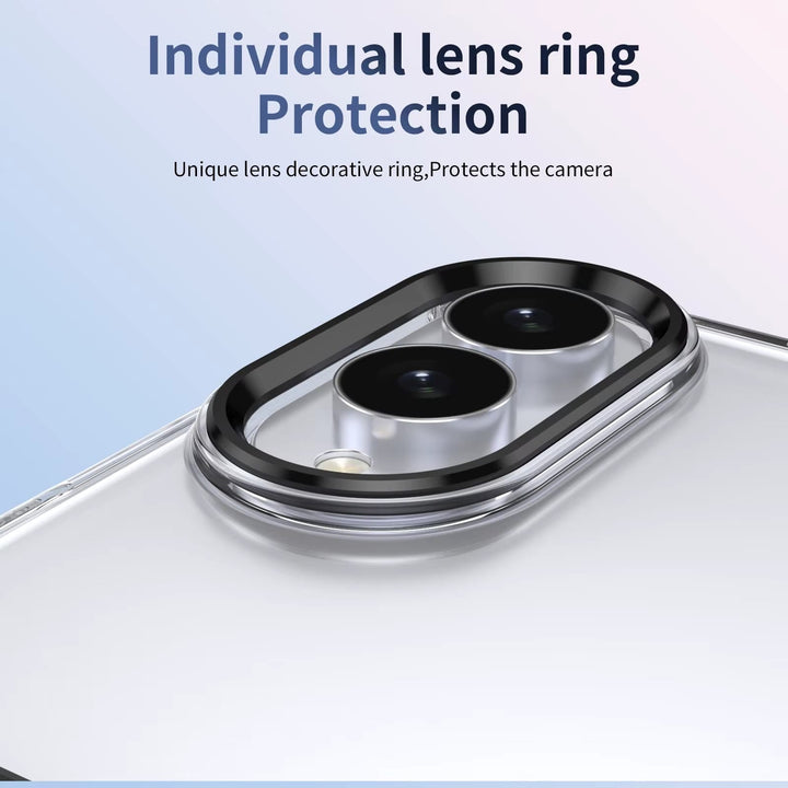 FRATO Z Fold 8 Series Transparent Braket Metal Stand Case for Samsung Galaxy Z Fold 8 | Built-In Front Glass