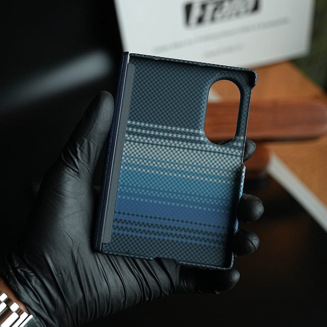 FRATO Z Fold 8 Series Woven Fiber Texture Hinge Protection Case For Samsung Galaxy Z Fold 8