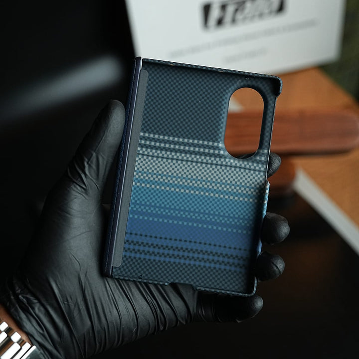 FRATO Z Fold 8 Series Woven Fiber Texture Hinge Protection Case For Samsung Galaxy Z Fold 8