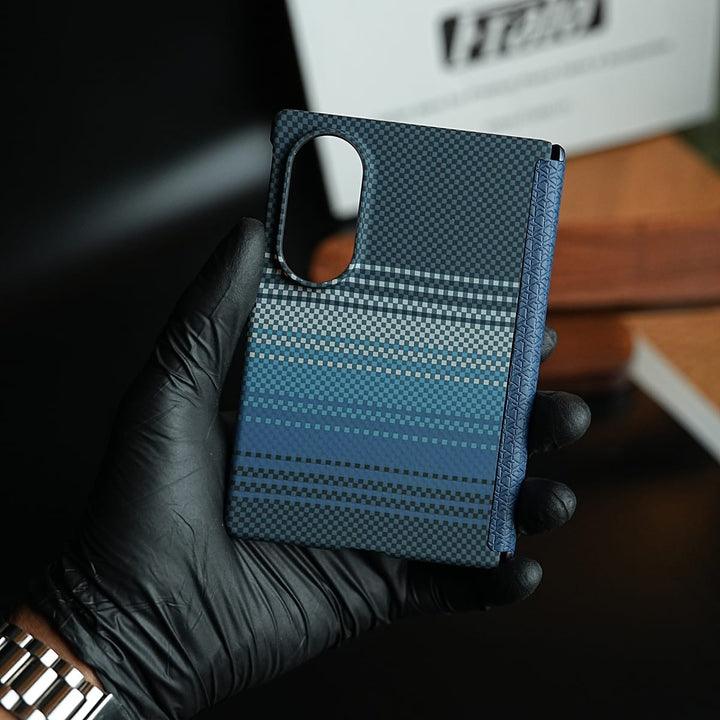FRATO Z Fold 8 Series Woven Fiber Texture Hinge Protection Case For Samsung Galaxy Z Fold 8