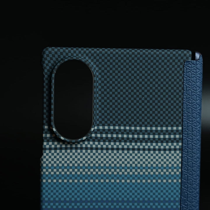 FRATO Z Fold 8 Series Woven Fiber Texture Hinge Protection Case For Samsung Galaxy Z Fold 8