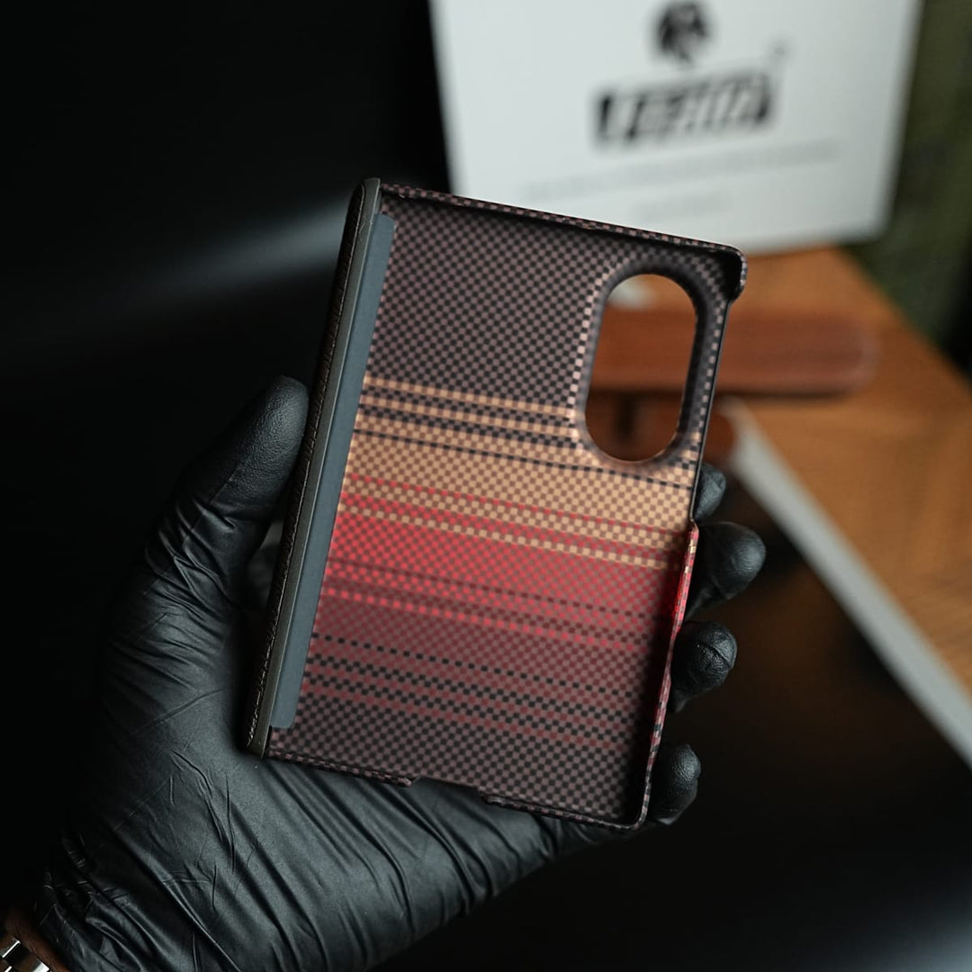 FRATO Z Fold 8 Series Woven Fiber Texture Hinge Protection Case For Samsung Galaxy Z Fold 8