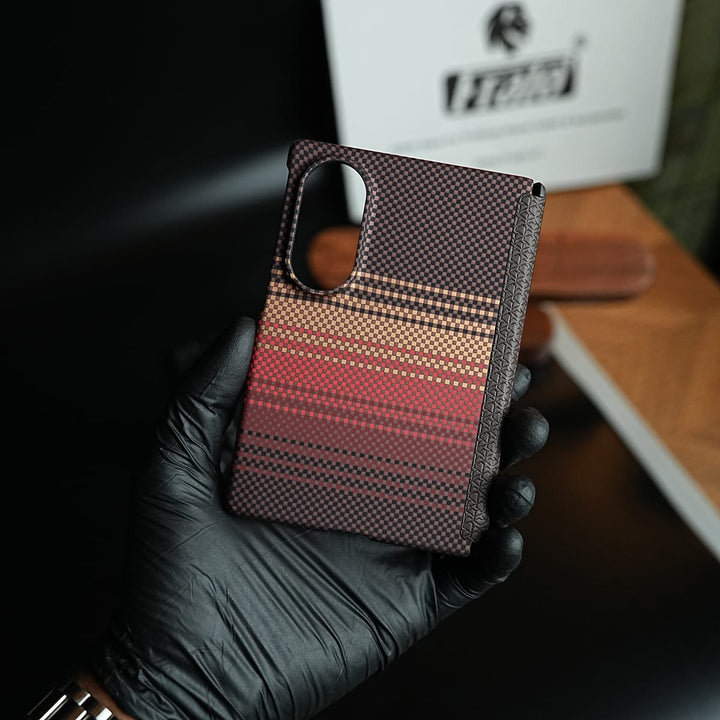 FRATO Z Fold 8 Series Woven Fiber Texture Hinge Protection Case For Samsung Galaxy Z Fold 8