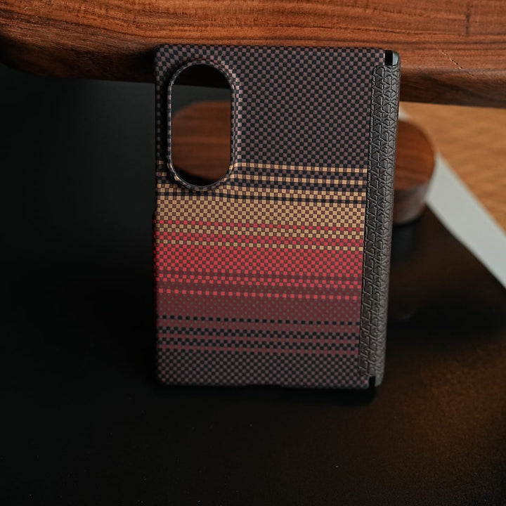 FRATO Z Fold 8 Series Woven Fiber Texture Hinge Protection Case For Samsung Galaxy Z Fold 8