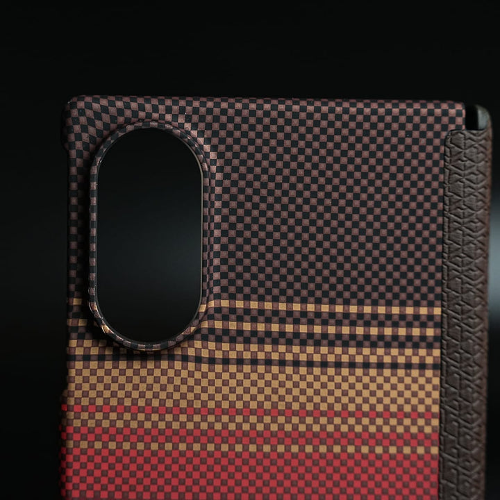 FRATO Z Fold 8 Series Woven Fiber Texture Hinge Protection Case For Samsung Galaxy Z Fold 8