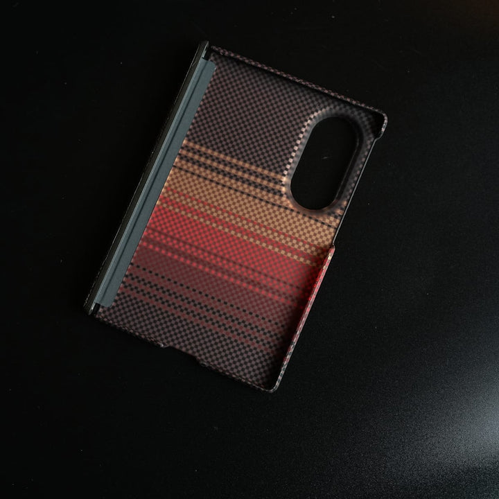 FRATO Z Fold 8 Series Woven Fiber Texture Hinge Protection Case For Samsung Galaxy Z Fold 8