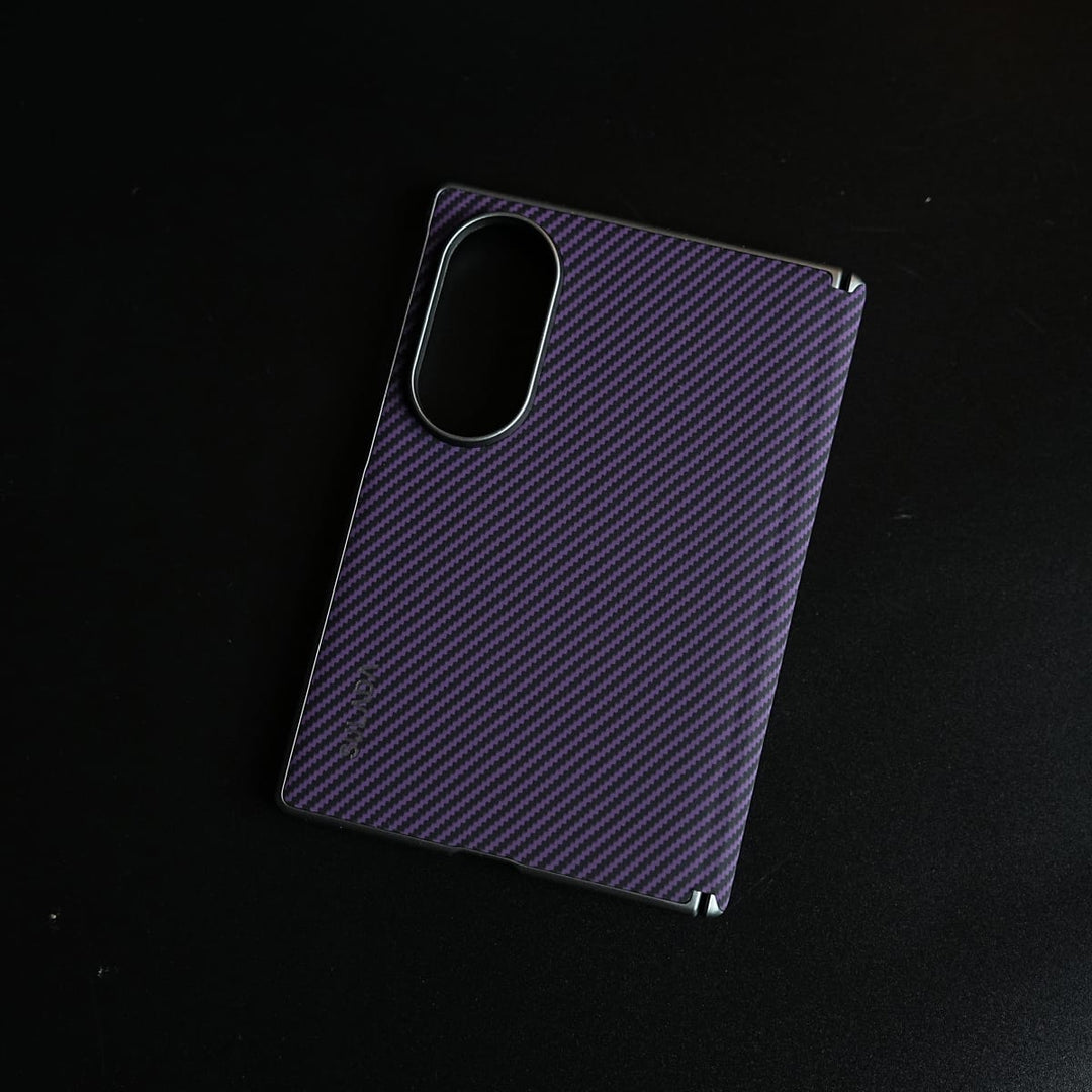 FRATO Z Fold 8 Series Woven Sunset Moonrise Texture Leather Back Case For Samsung Galaxy Z Fold 8 | Magnetic Ring