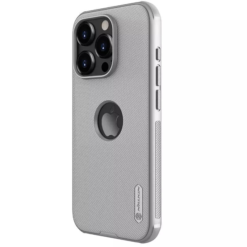 Nillkin 15 Series Super Frosted Shield Pro Matte cover case for iPhone (With LOGO Cutout) -Grey