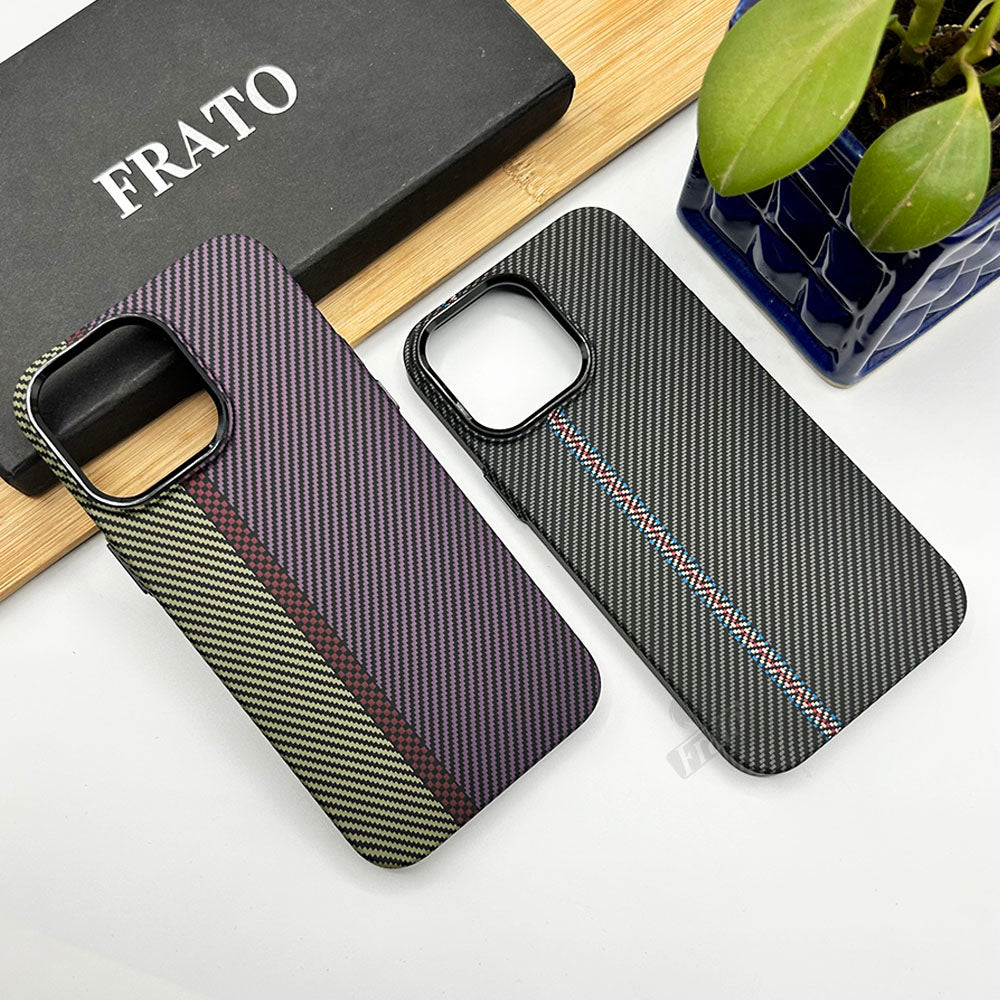 iPhone Premium Carbon Fiber Texture PC Hard Case Cover