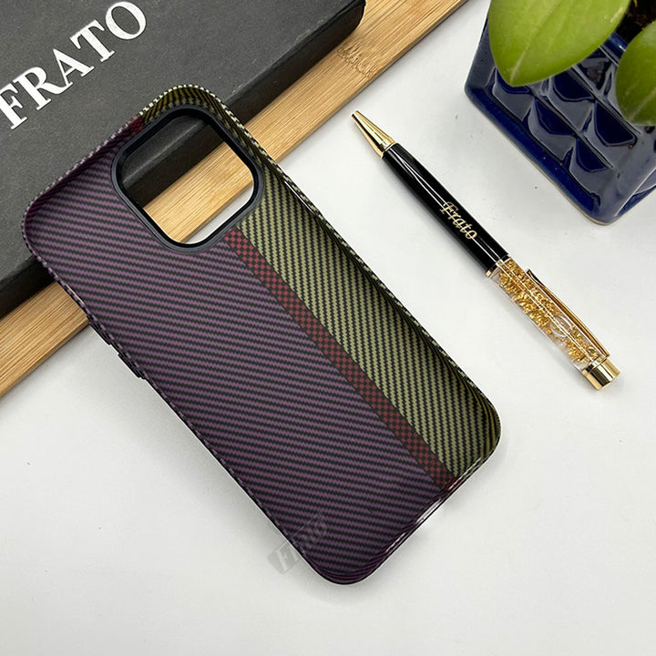 iPhone Premium Carbon Fiber Texture PC Hard Case Cover