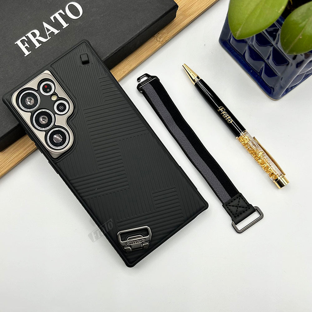 Samsung S23 Ultra Nillkin Detachable Strap Case (Black)