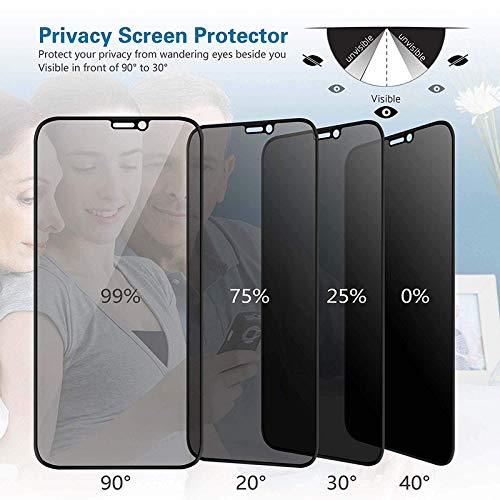 iPhone Anti-Spy Privacy Tempered Glass Screen Protector