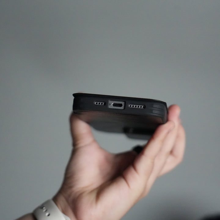 iPhone 13 Series Flip Case With Metal Camera Stand