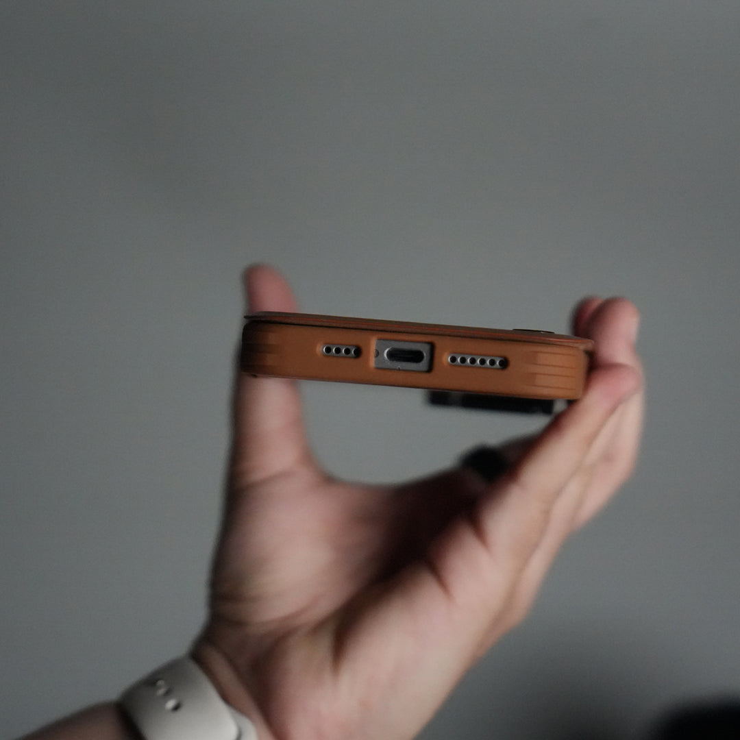 iPhone 13 Series Flip Case With Metal Camera Stand