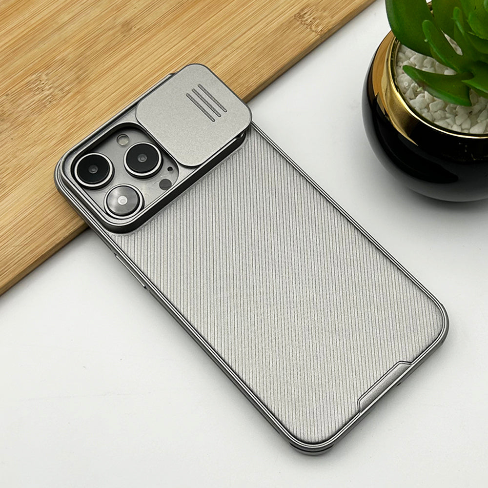 iPhone 15 Series CamShield Camera Protection Case Cover (Titanium