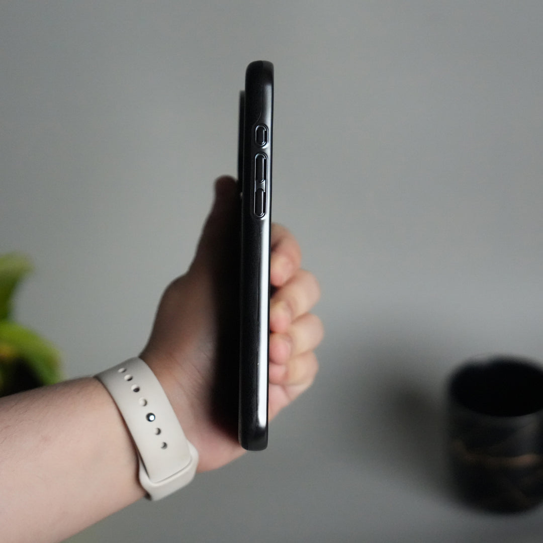 iPhone 15 Series Luxury Leather Magnetic Ring Case | Metal Camera Frame and Kickstand Cover