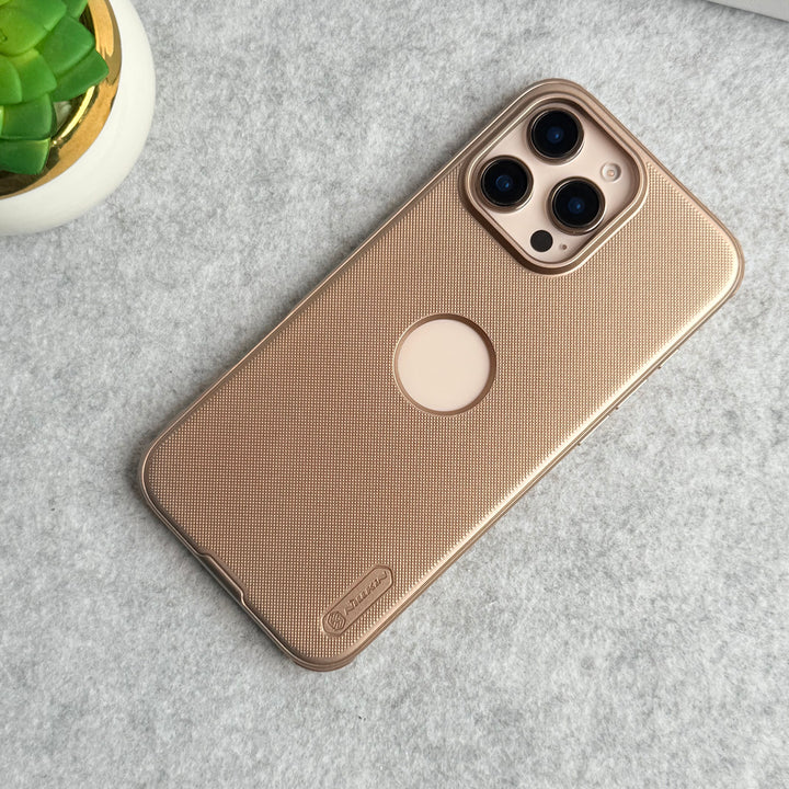 iPhone 16 Series Super Frosted Shield Pro Case Cover (Desert Golden)