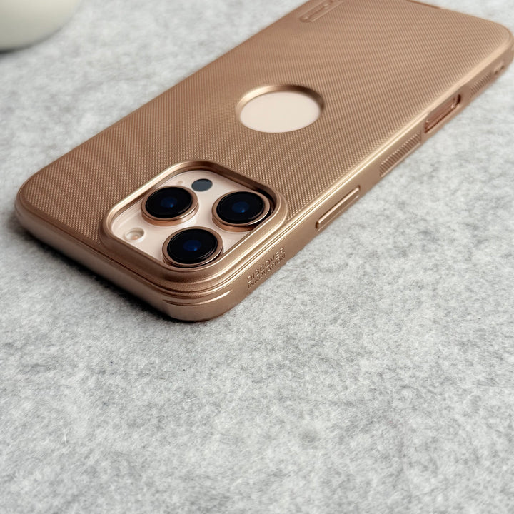 iPhone 16 Series Super Frosted Shield Pro Case Cover (Desert Golden)