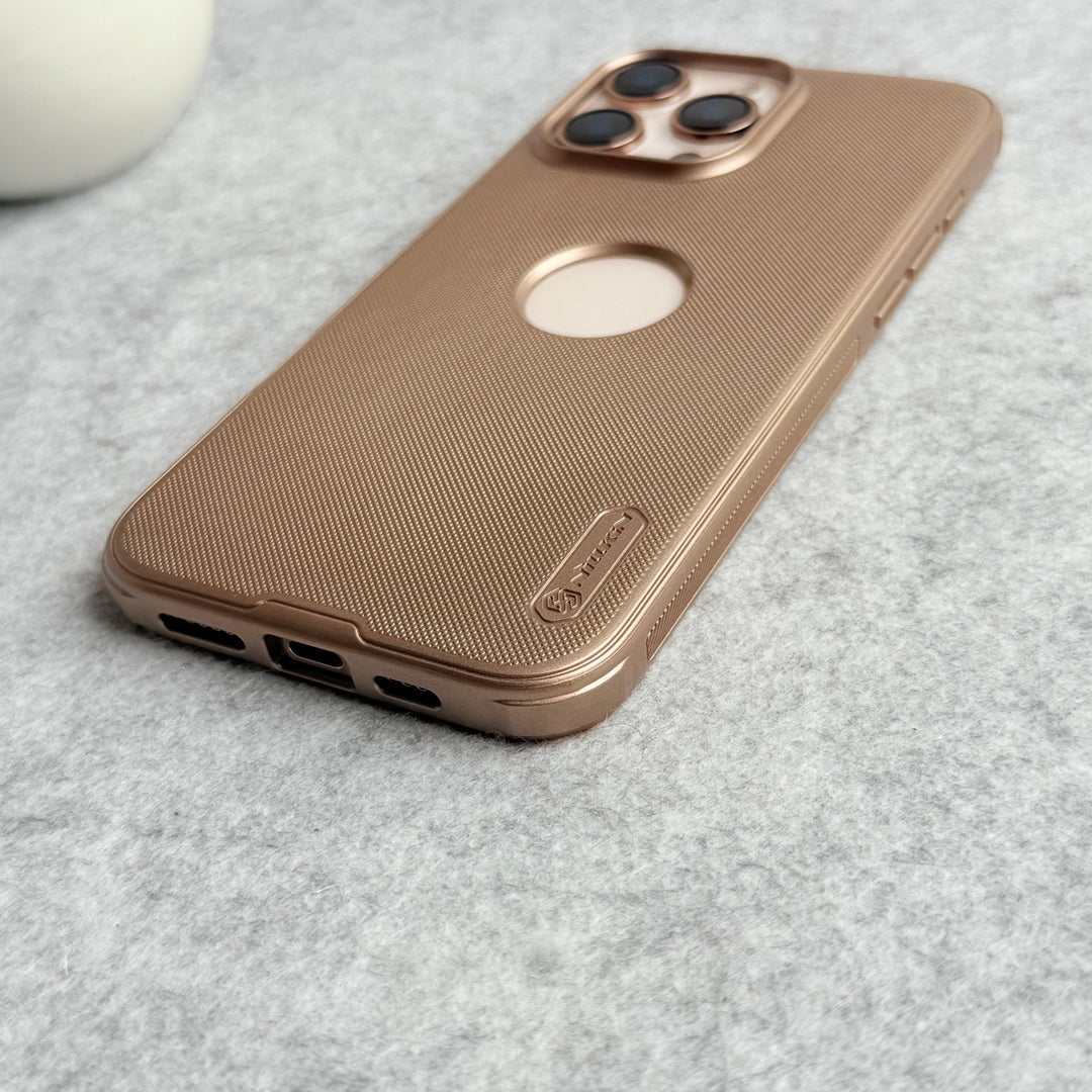 iPhone 16 Series Super Frosted Shield Pro Case Cover (Desert Golden)