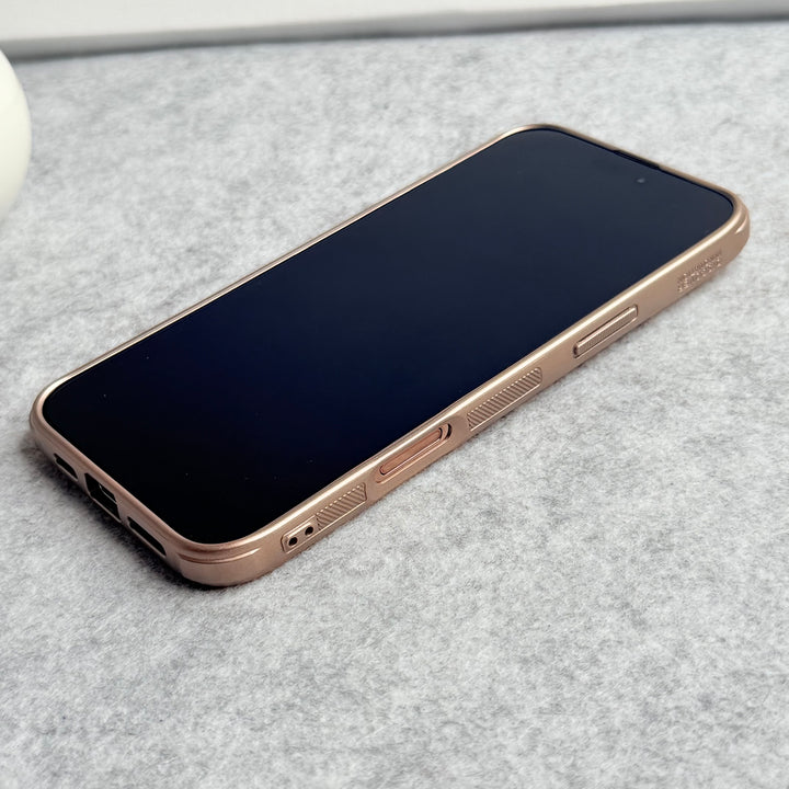 iPhone 16 Series Super Frosted Shield Pro Case Cover (Desert Golden)