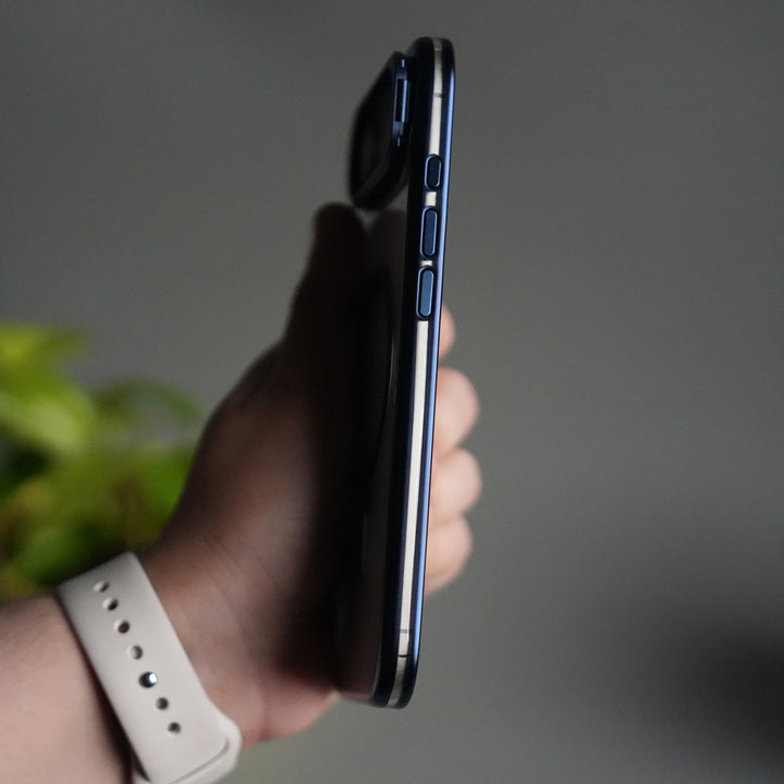 iPhone 17 Air CrystalView MagSafe Case with Metal Camera Frame Kickstand Cover