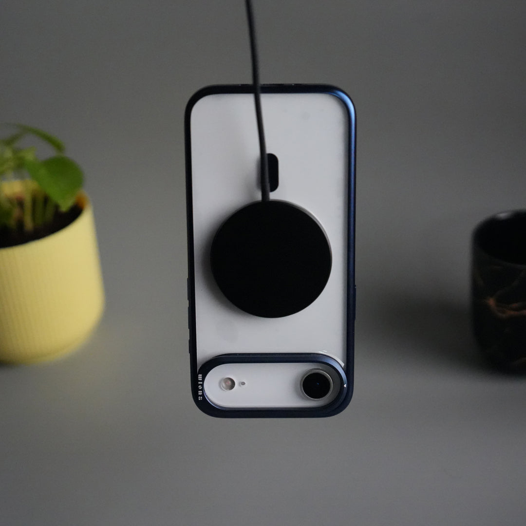 iPhone 17 Air CrystalView MagSafe Case with Metal Camera Frame Kickstand Cover