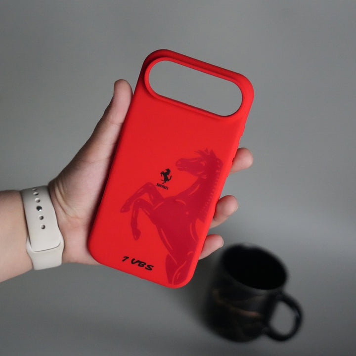 iPhone 17 Air FR V8 Series Design Silicone Protective Case Cover