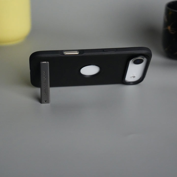 iPhone 17 Air Full PU Leather Inbuilt Metal Stand Case Cover