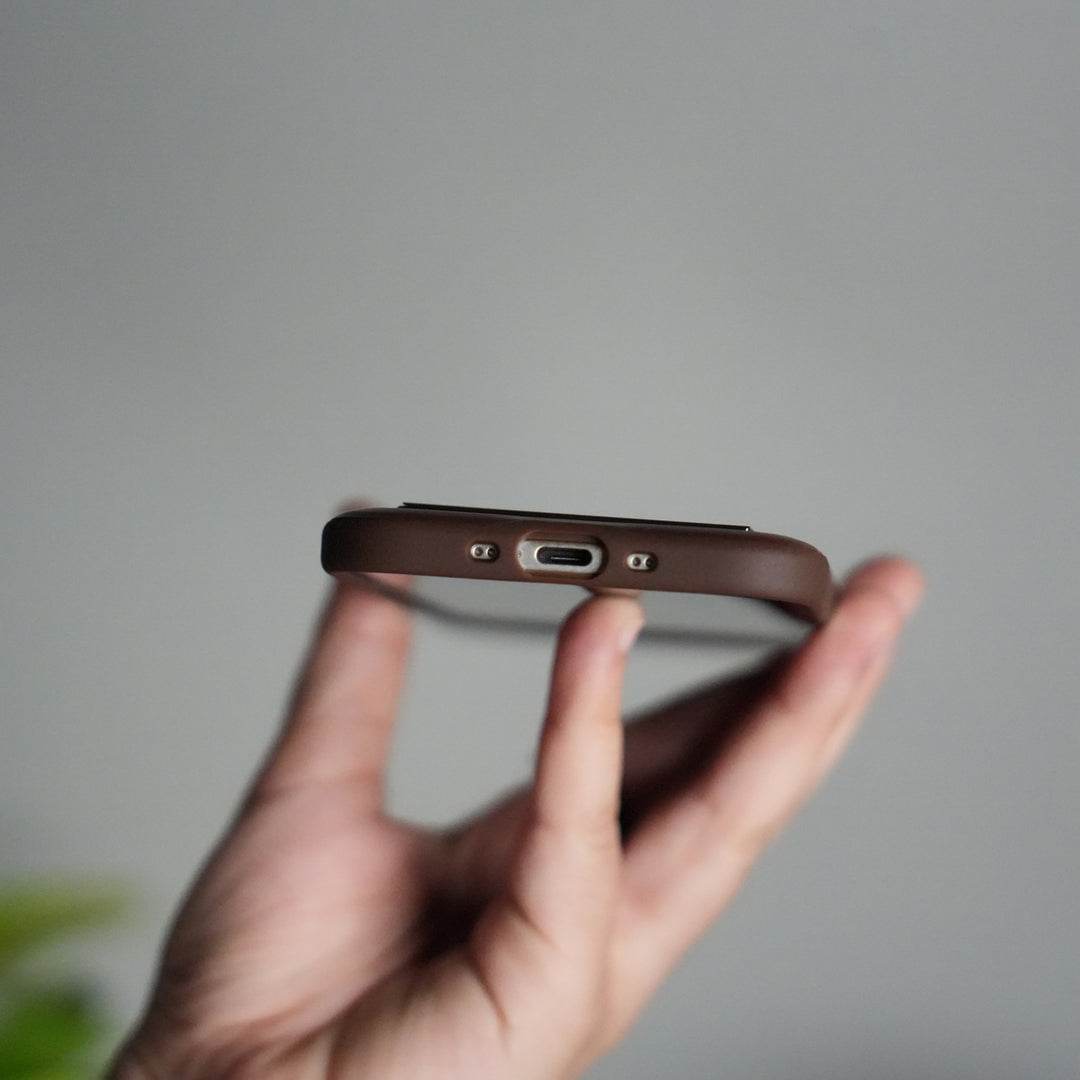 iPhone 17 Air Full PU Leather Inbuilt Metal Stand Case Cover