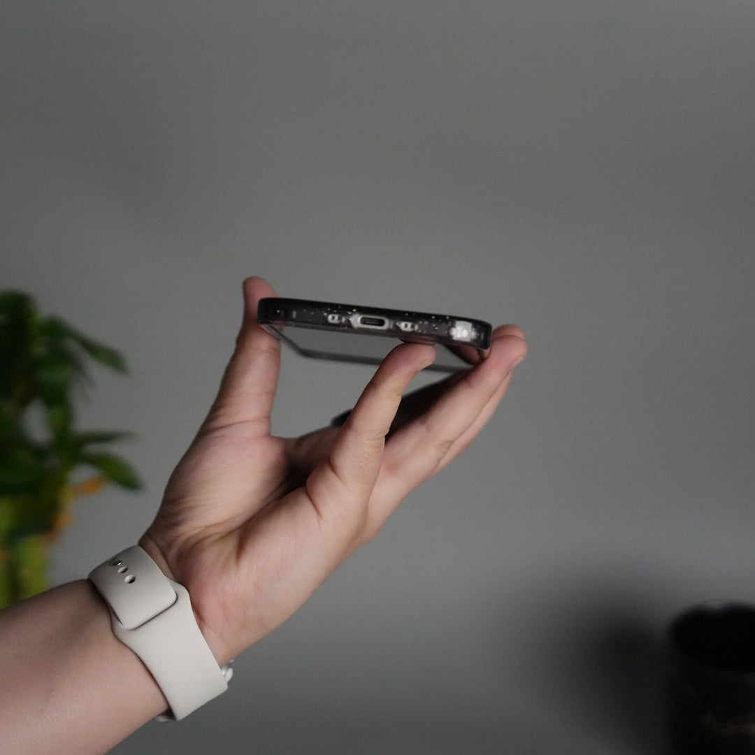 iPhone 17 Air Hard Crystal Transparent MagSafe Case | Anti-Yellow Clear Back Cover with Metal Camera Bump