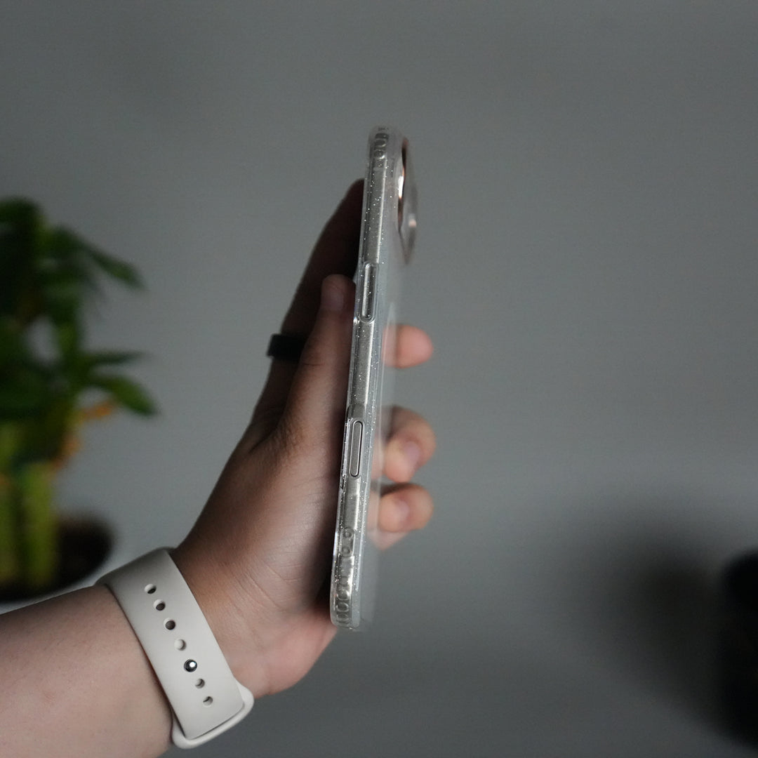 iPhone 17 Air Hard Crystal Transparent MagSafe Case | Anti-Yellow Clear Back Cover with Metal Camera Bump