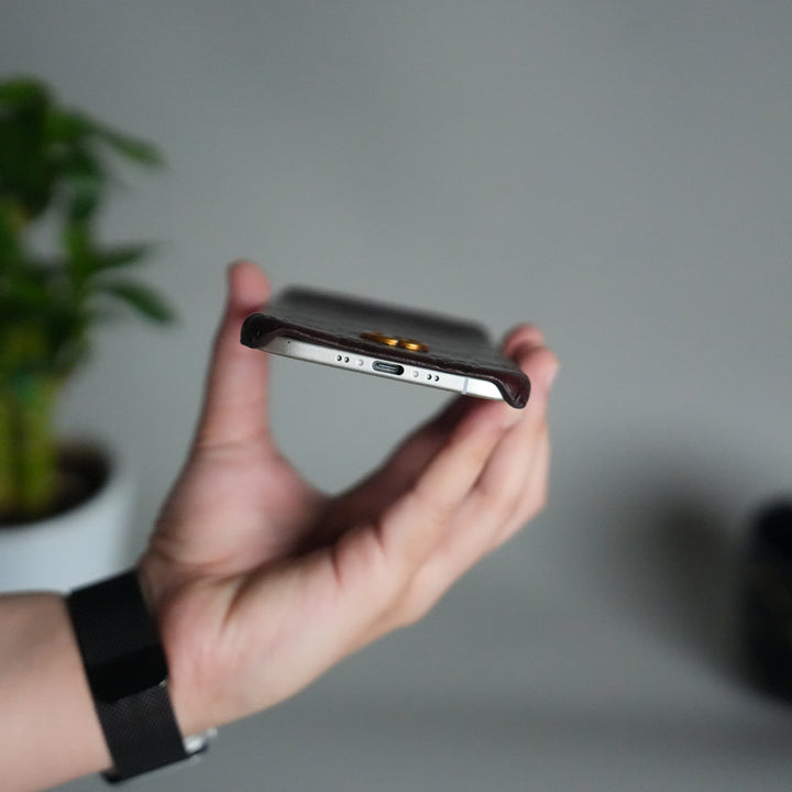 iPhone 17 Air Luxury GG Fashion Leather Brand Case Cover