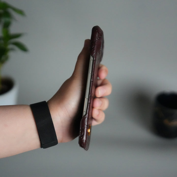 iPhone 17 Air Luxury GG Fashion Leather Brand Case Cover