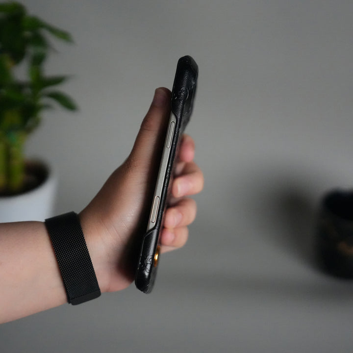 iPhone 17 Air Luxury GG Fashion Leather Brand Case Cover