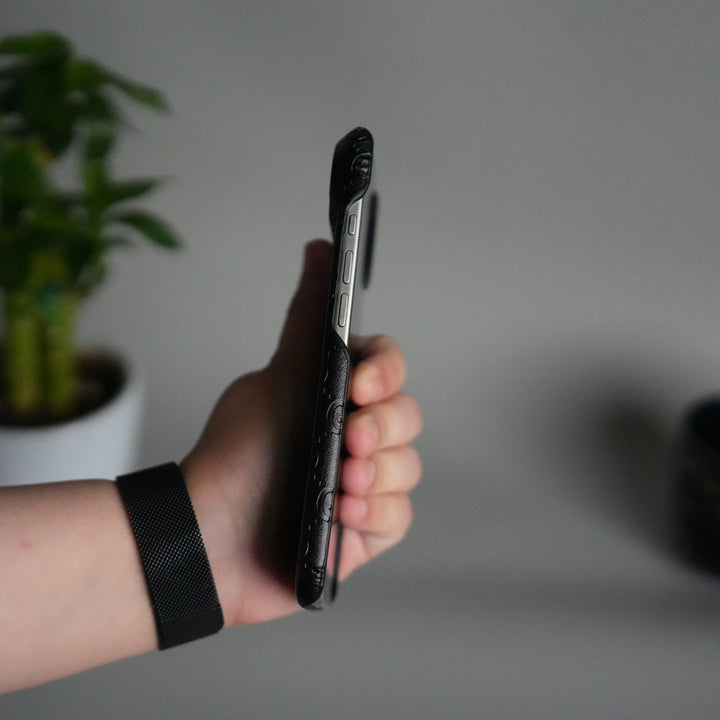 iPhone 17 Air Luxury GG Fashion Leather Brand Case Cover